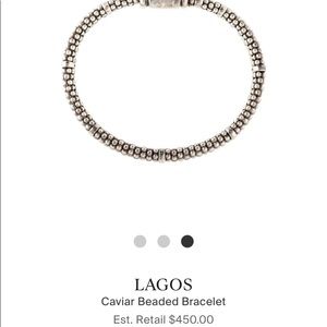 Lagos authentic silver caviar bracelet!